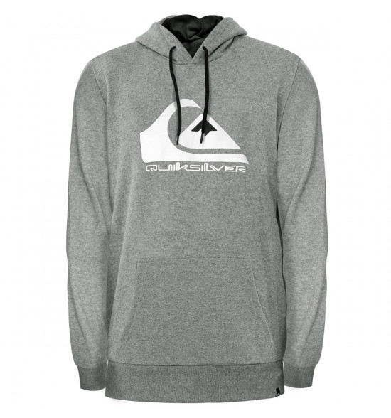 Moletom Quiksilver Full Logo Cinza