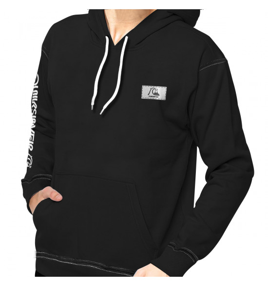 Moletom Quiksilver Recycle Reforçado com Capuz PROMOÇAO - 3