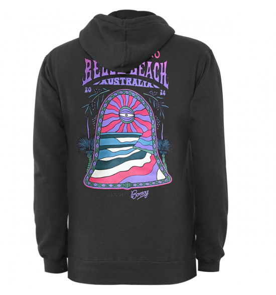 Moletom Rip Curl Pro 24 Bells Hood Washed Black - 2