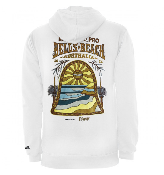 Moletom Rip Curl Pro 24 Bells Hood White - 2