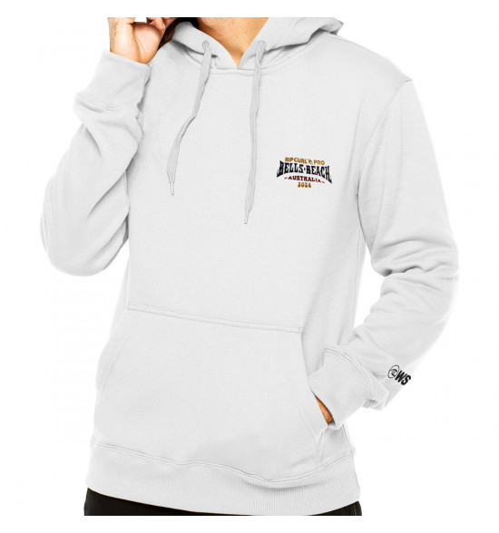 Moletom Rip Curl Pro 24 Bells Hood White - 3