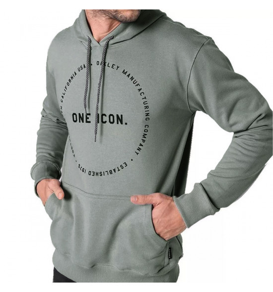 Moletom Oakley One Icon Circle Cinza - 2