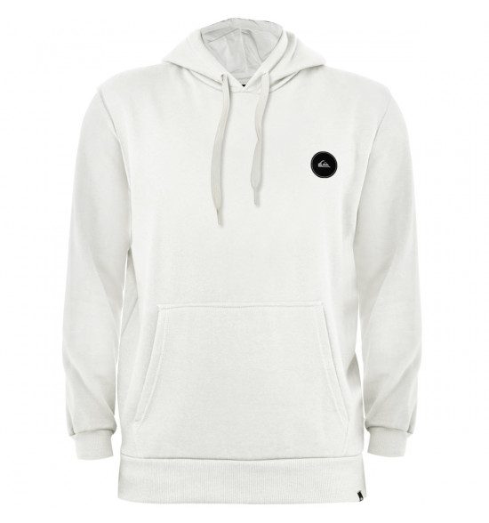 Moletom Quiksilver Transfer Round Branco Refor ado com Capuz Ref Q422A0079 01.00