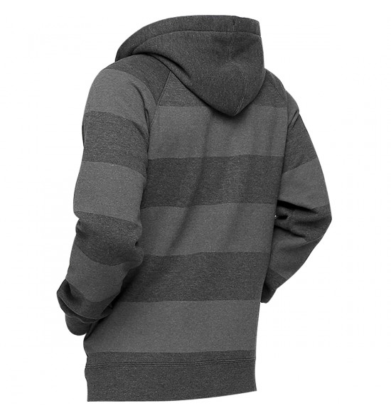 Moletom Oakley Essential Stripes Preto Com Cinza - 2