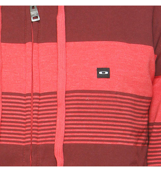Moletom Oakley Striped Fleece Vermelho - 3