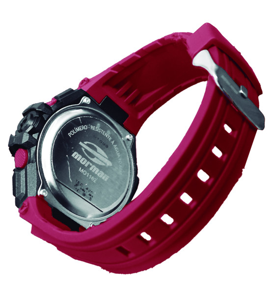 Relógio Mormaii Digital Wave MO1162/8R Preto e Vermelho - 3