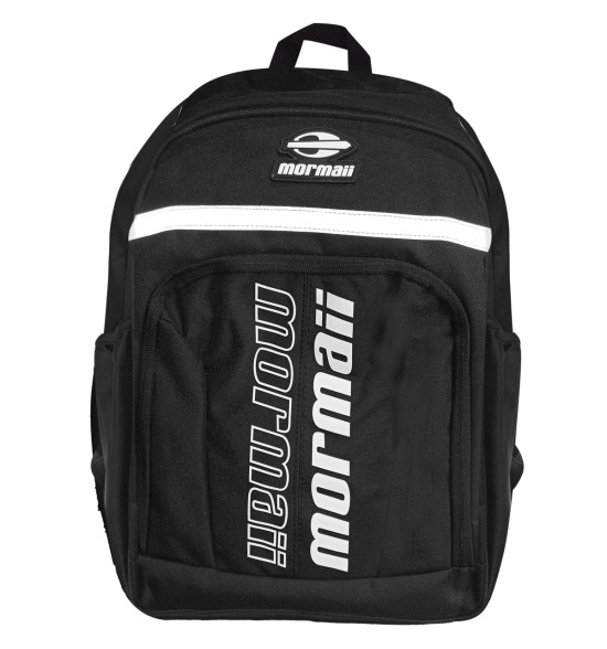 Mochila Mormaii Executive Letreiro Black White 25L - 2