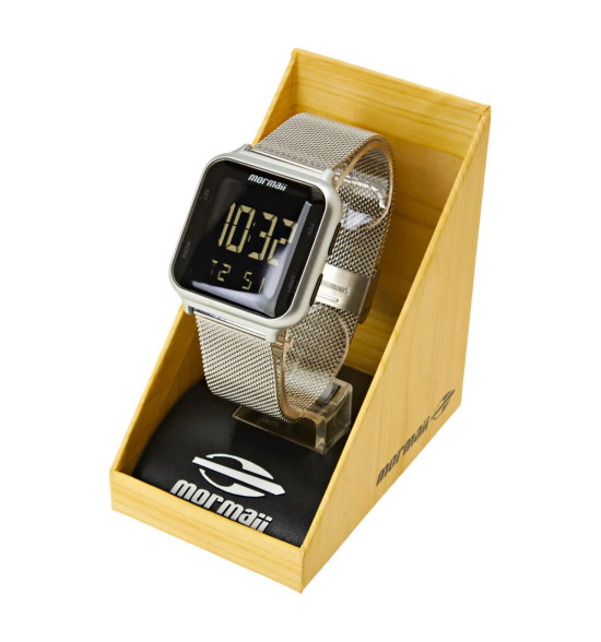 Relógio Mormaii Digital MO6600AK/7K Prata - 4