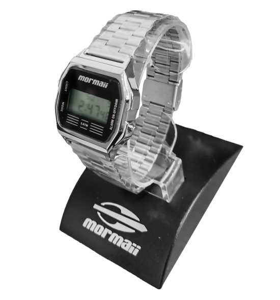 Relógio Mormaii Digital Vintage MOBJ3808AA/3P Prata - 5