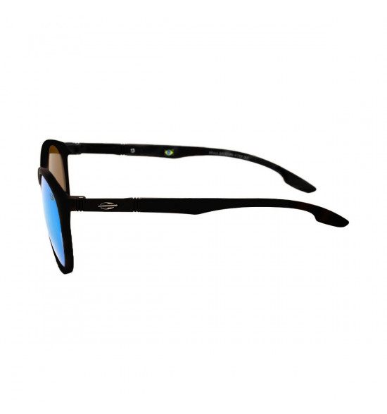 Óculos Mormaii Maui Preto Fosco/ Lente Azul Espelhado - 2