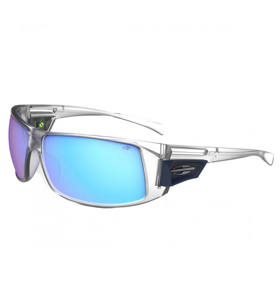Óculos Mormaii Nazaré Translucido Fosco / Lente Azul Revo Ice