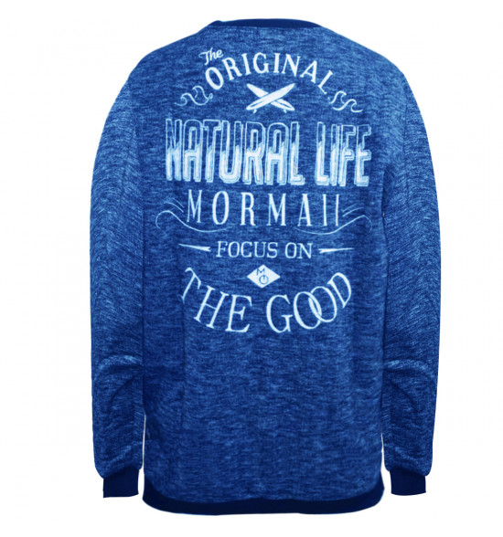 Moletom Mormaii Athletic Azul Estampado PROMOÇAO - 2