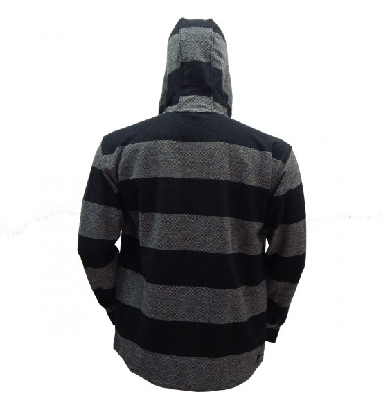 Moletom Mormaii Striped Coat Com Botões - 3