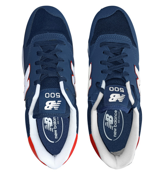 Tênis New Balance 500 v2 Marinho e Vermelho - 2