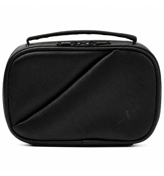 Necessaire Reserva Office Preta – Organização Premium e Design Minimalista