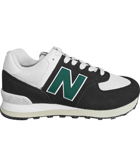 Tênis New Balance USA 574 v2 Preto e Verde - 3