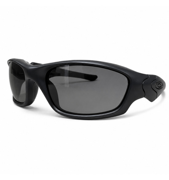 Óculos Oakley Straight Jacket Matte Black | Lente Grey – Design Icônico e Performance Clássica - 2