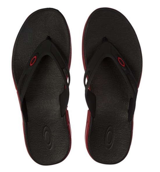 Chinelo Oakley Rest 2.0 Red Line