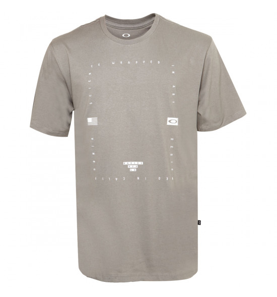 Camiseta Oakley Tracked Tee Cinza