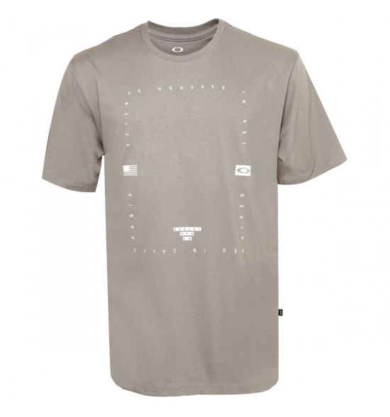 Camiseta Oakley Tracked Tee Cinza