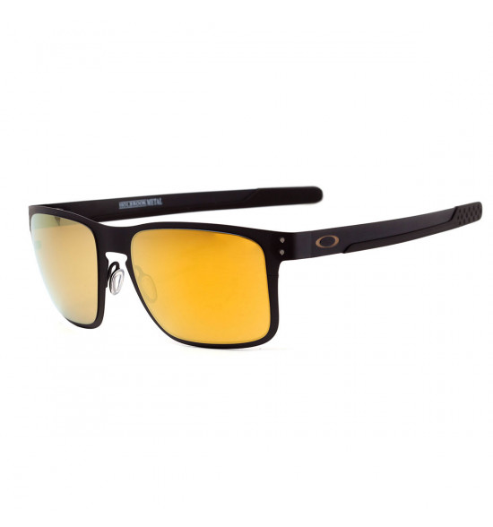 Óculos Oakley Holbrook Metal Matte Black/ Lente 24K Gold Iridium