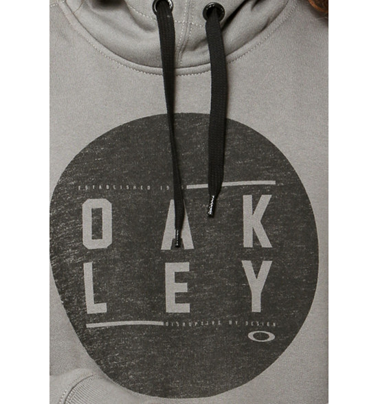 Moletom Oakley Inc Graphic Pulover Fleece Cinza PROMOÇAO - 4