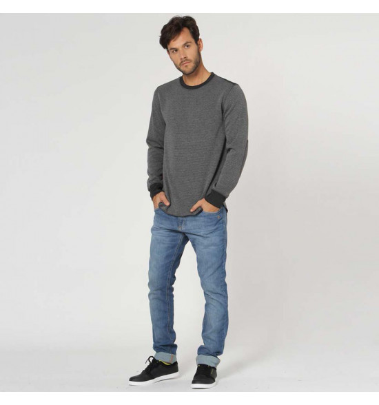 Suéter Oakley Control Reverse Knit Cinza - 6