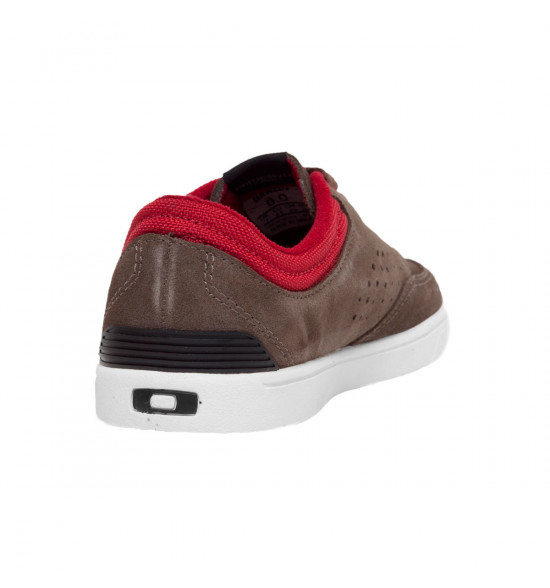 Tênis Oakley Bigspin Marrom com Vermelho - 4