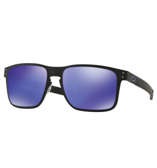 Óculos Oakley Holbrook  Metal Matte Black/ Lente Violet Iridium 