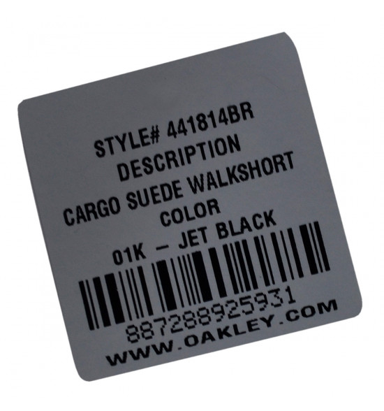 Bermuda Walk Oakley Cargo Suede Preto - 7