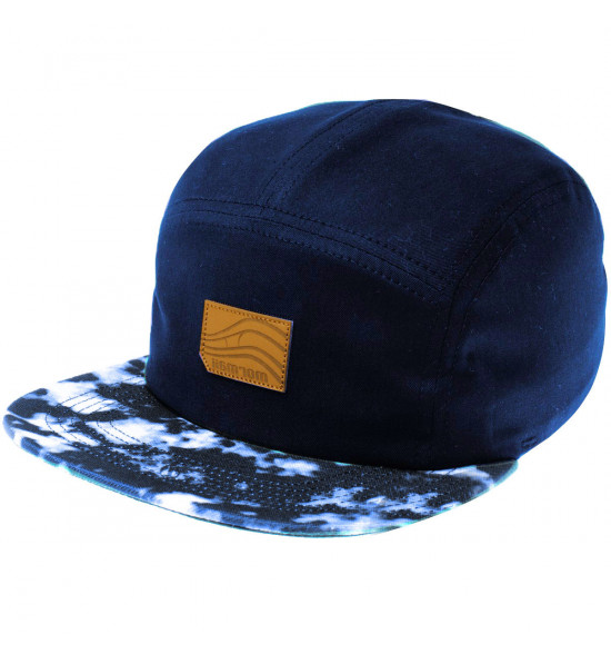 Boné Mormaii Snapback Marinho com Aba Tie Dye