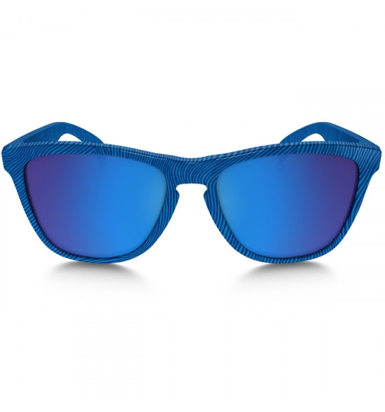 Óculos Oakley Frogskins Fingerprint Sky Blue/Lente Saphire Iridium - 3