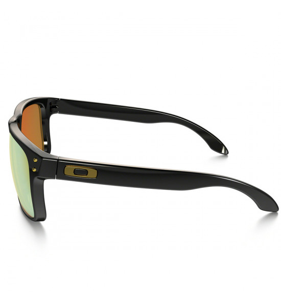 Óculos Oakley Holbrook Polished Black / Lente 24K Gold Iridium - 2