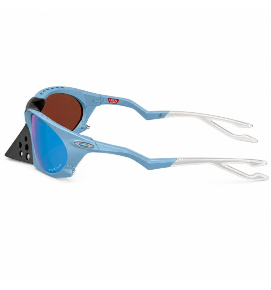 Óculos Oakley Plantaris Matte Stonewashed / Lente Prizm Deep Water Polarizada – Alta Performance e Proteção - 4
