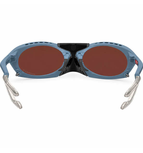 Óculos Oakley Plantaris Matte Translucent Abyss / Lente Prizm Grey Polarizada – Design Disruptivo e Visão Sem Reflexos - 5