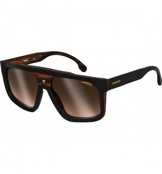 Óculos Carrera 1061/S 37N Black Horn/Lente Marrom Degradê