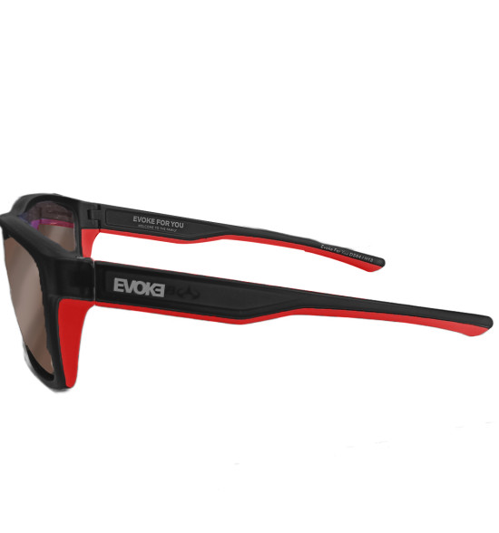 Óculos Evoke For You DS84 A12 Black Red/Lente Brown Polizado - 3