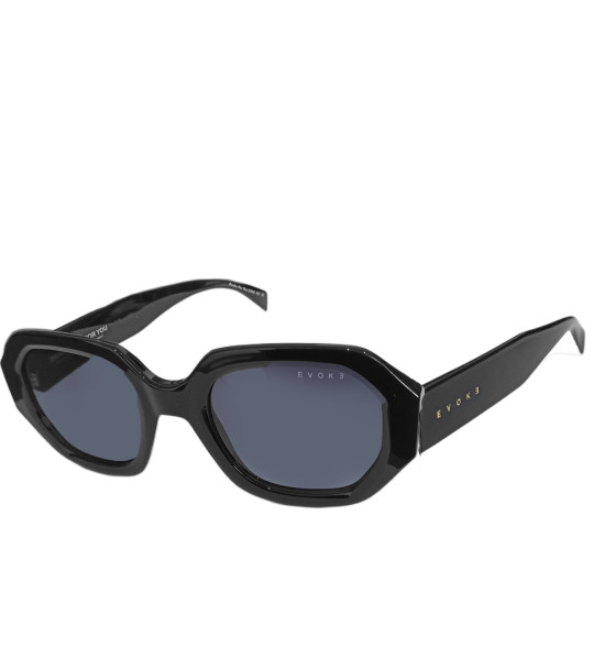 Óculos Evoke For You DS99 A01 Black Shine/Lente Gray Gradient