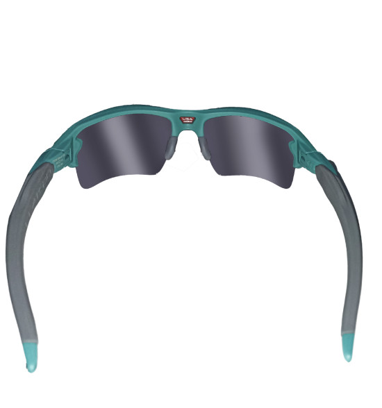 Óculos Oakley Flak 2.0 XL Matte Pacific/ Lente Prizm Grey - 4