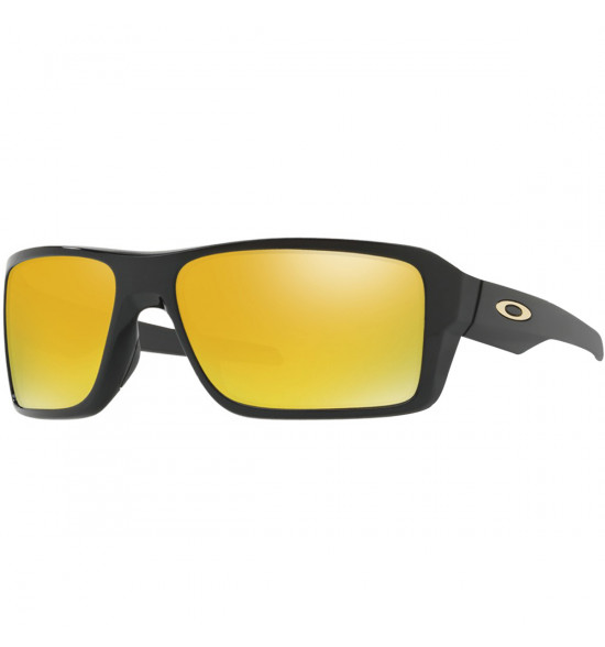 Óculos Oakley Double Edge Polished Black/ Lente 24k Iridium