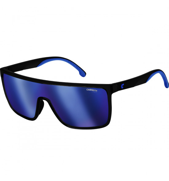 Óculos Carrera 8060/S D51 Black/Lente Azul Espelhada