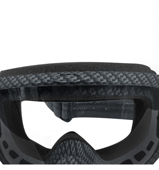 Óculos Goggle Oakley O Frame MX Carbon Fiber/Lente Clear - 5