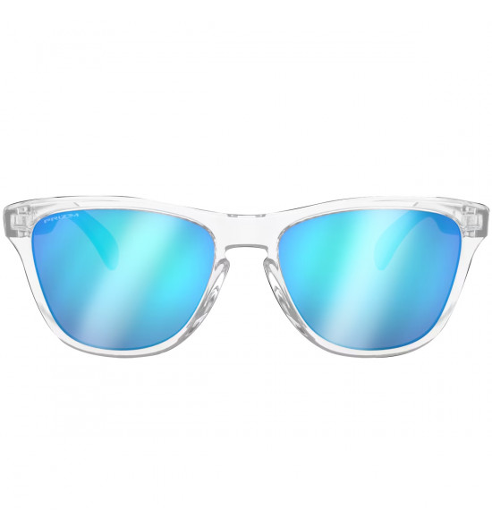 Óculos Oakley Frogskins Crystal Clear/ Lente Prizm Saphire Iridium - 2