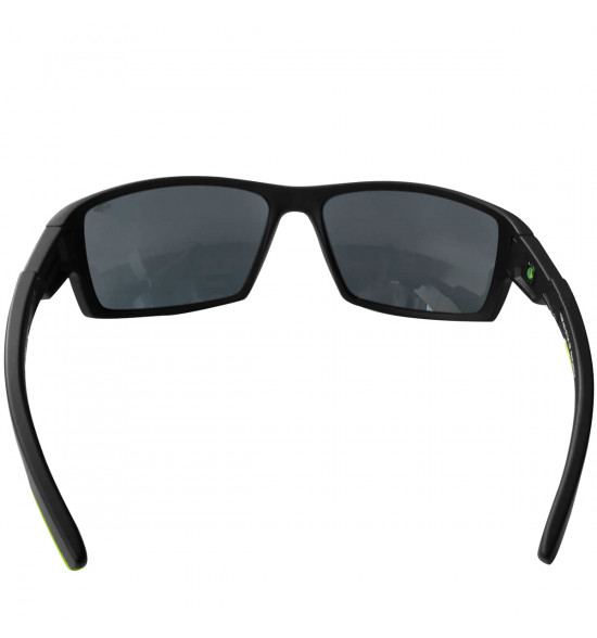 Óculos Mormaii Joaca 4 Preto Fosco com Amarelo Limão Fluor /Lente Cinza - 4
