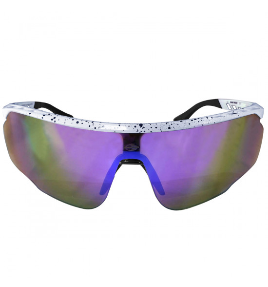 Óculos Mormaii Leap Branco Brilho com Preto/ Lente Cinza Revo Violeta - 2