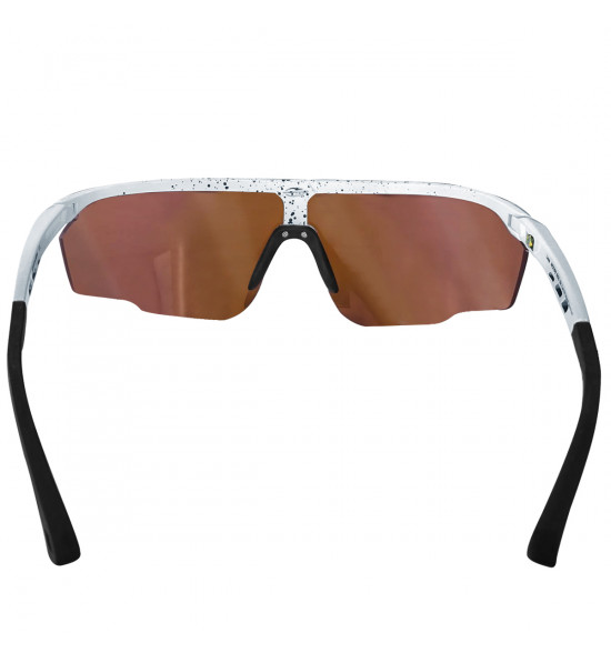 Óculos Mormaii Leap Branco Brilho com Preto/ Lente Cinza Revo Violeta - 4