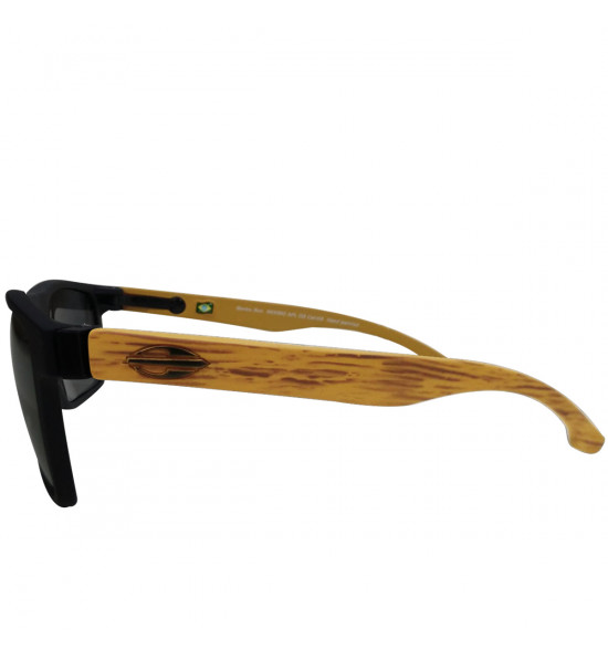 Óculos Mormaii Banks Preto com Madeira/Lente Cinza Polarizada - 3