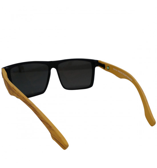 Óculos Mormaii Banks Preto com Madeira/Lente Cinza Polarizada - 4