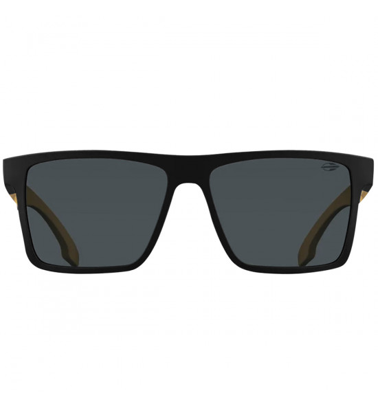 Óculos Mormaii Macau Wood Preto Fosco com Hastes de Madeira/ Lente Cinza - 2