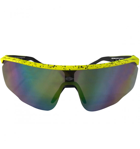 Óculos Mormaii Leap Amarelo Fluor com Preto/ Lente Verde Revo Espelhada - 2